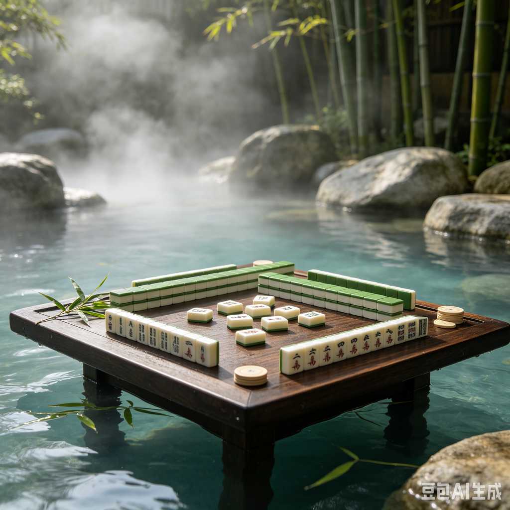 glossy mahjong tiles