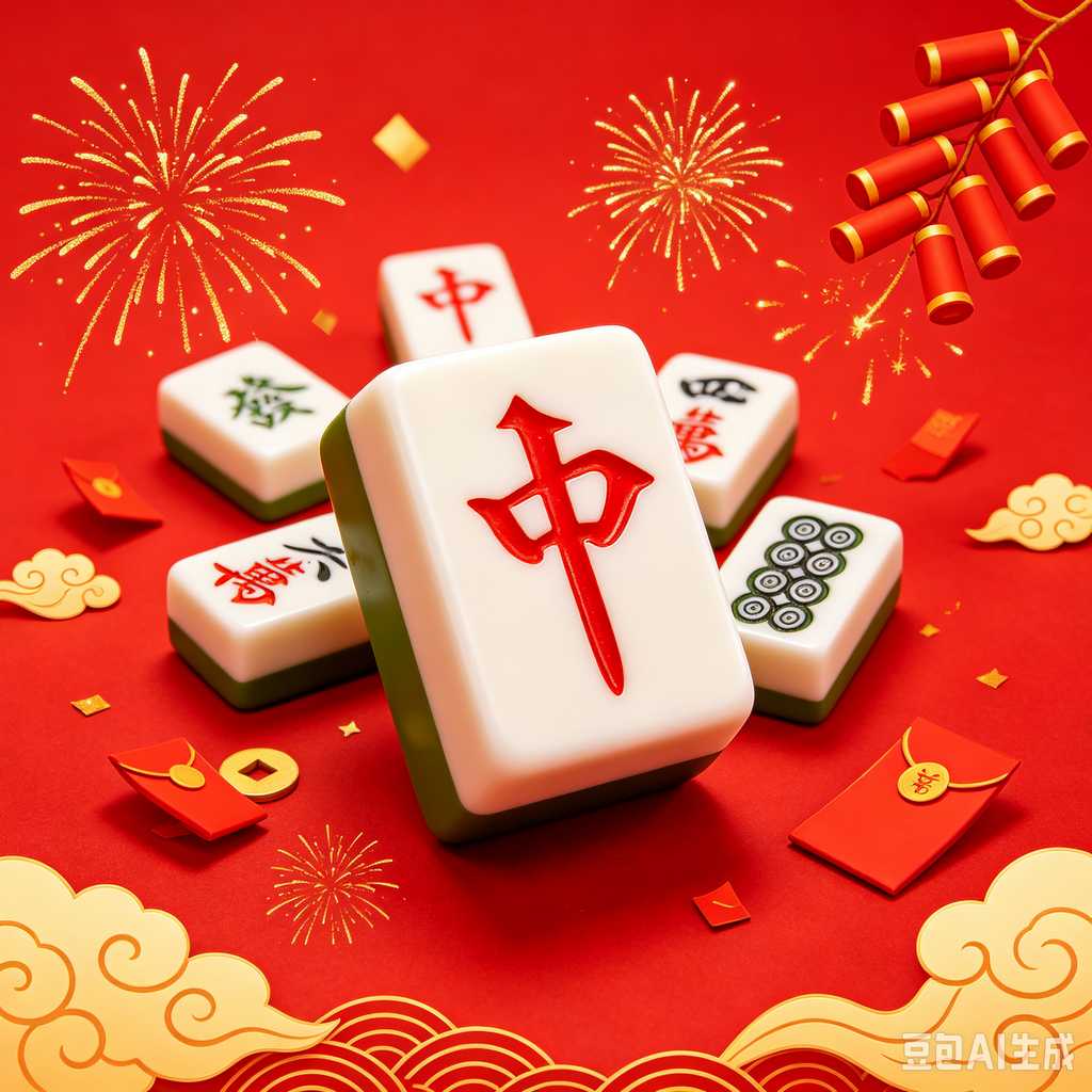 modern oriental mahjong set