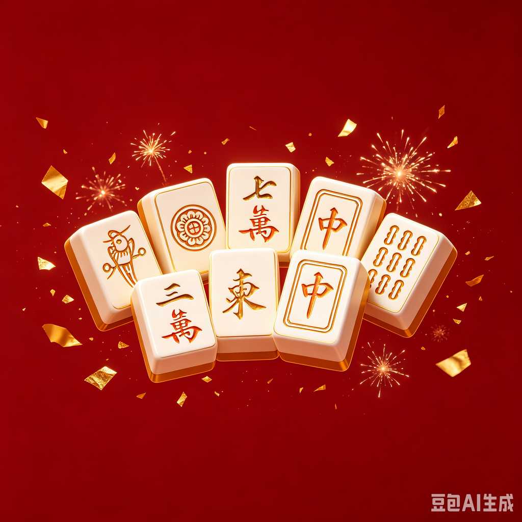 printed logo mahjong set